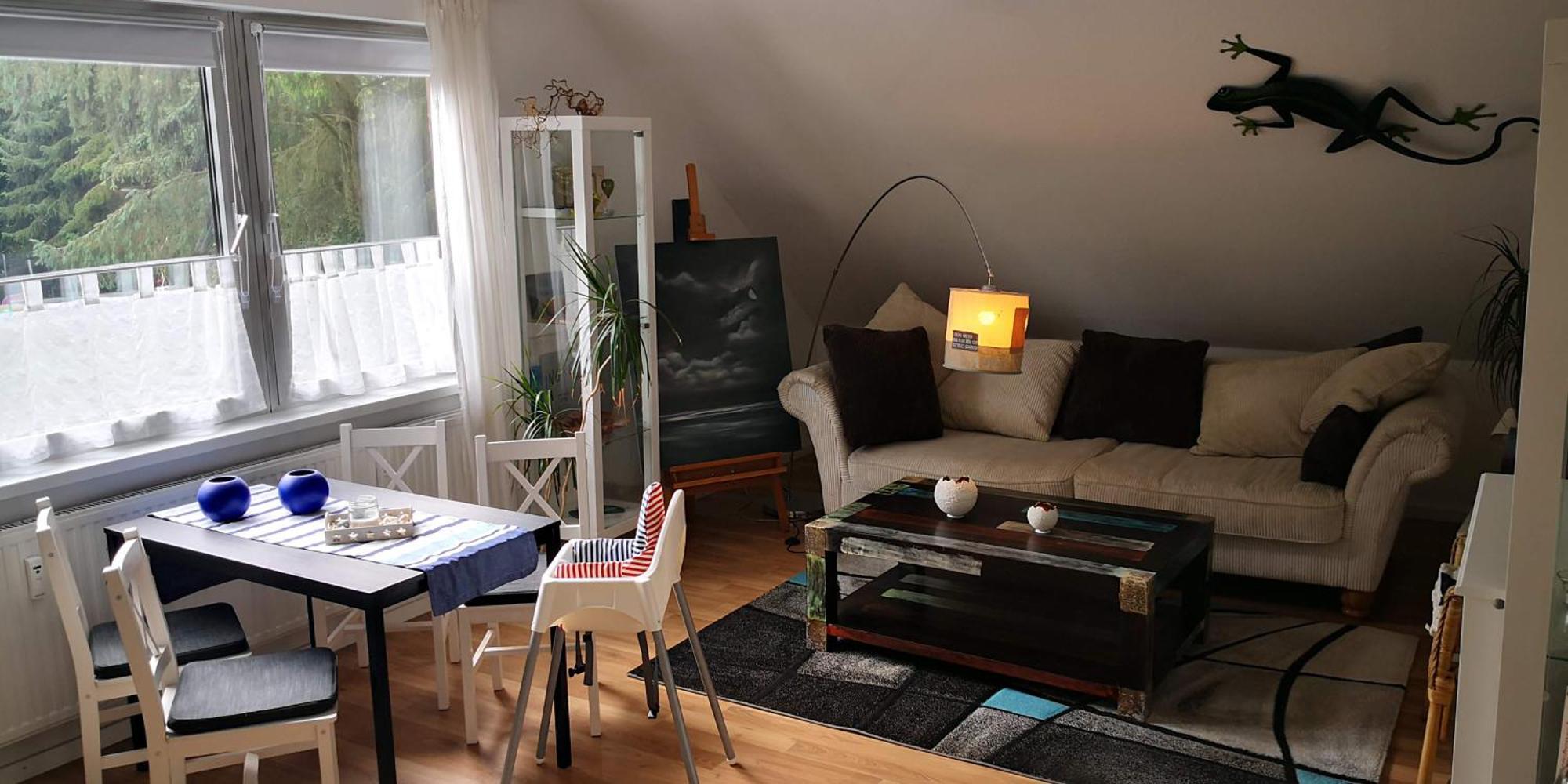 Charmante Ferienwohnung 3 Zimmer Kueche Bad Zentrale Lage Hagen im Bremischen Bagian luar foto